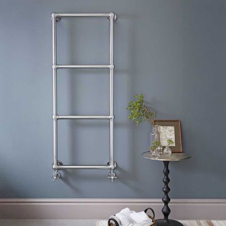 Vogue Ballerina Brass Base - Heating Only - Wall Mounted - Chrome