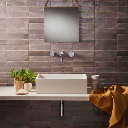 Walter Rectangular Concrete Basin - Freestanding - Linen White