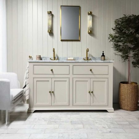 Grasmere 1300mm Traditional Door & Drawer Double Vanity Unit