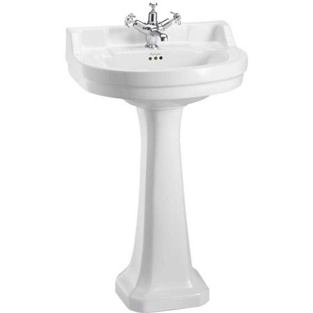 The Burlington Round Edwardian Medium Basin & Pedestal