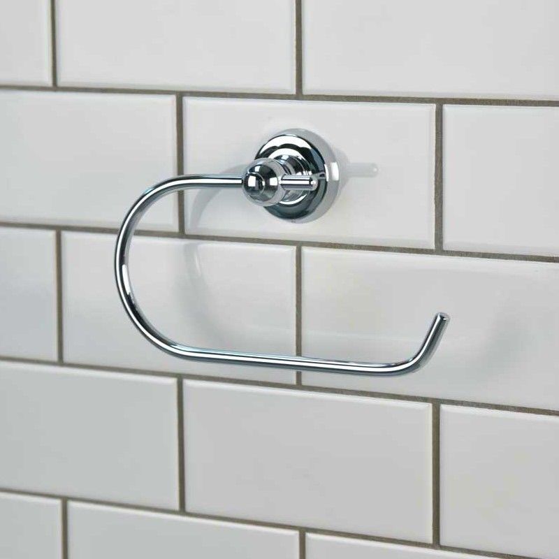 Traditional Wire Toilet Paper Holder - Chrome