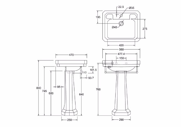 Specification drawing for - B2T1P1